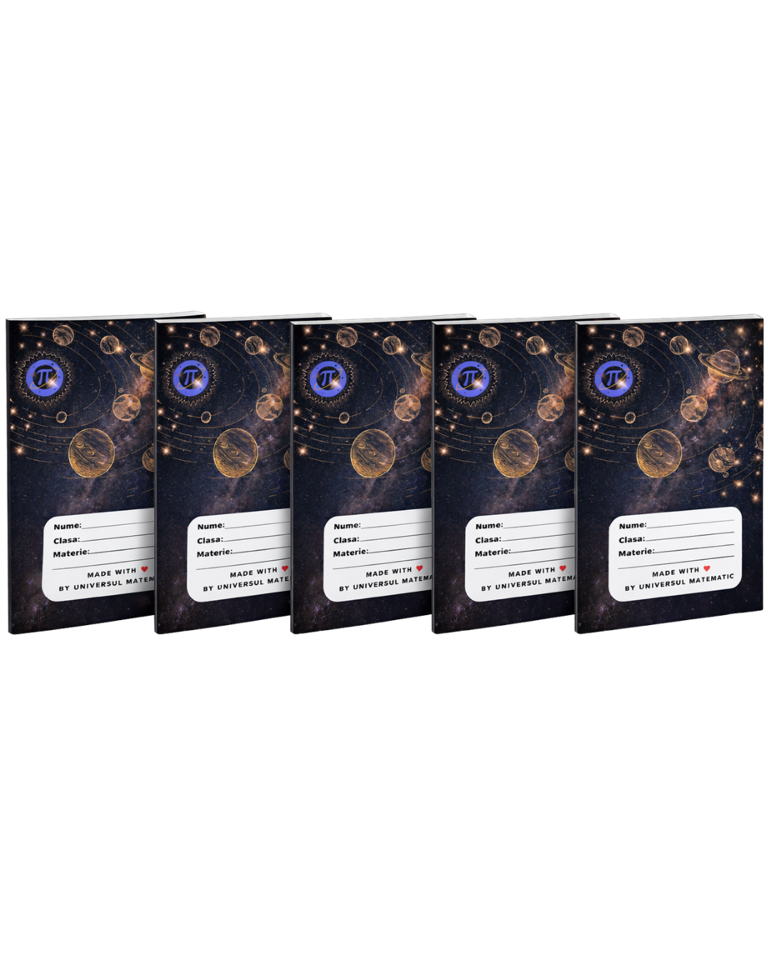 Set 5 caiete matematică cu memorator